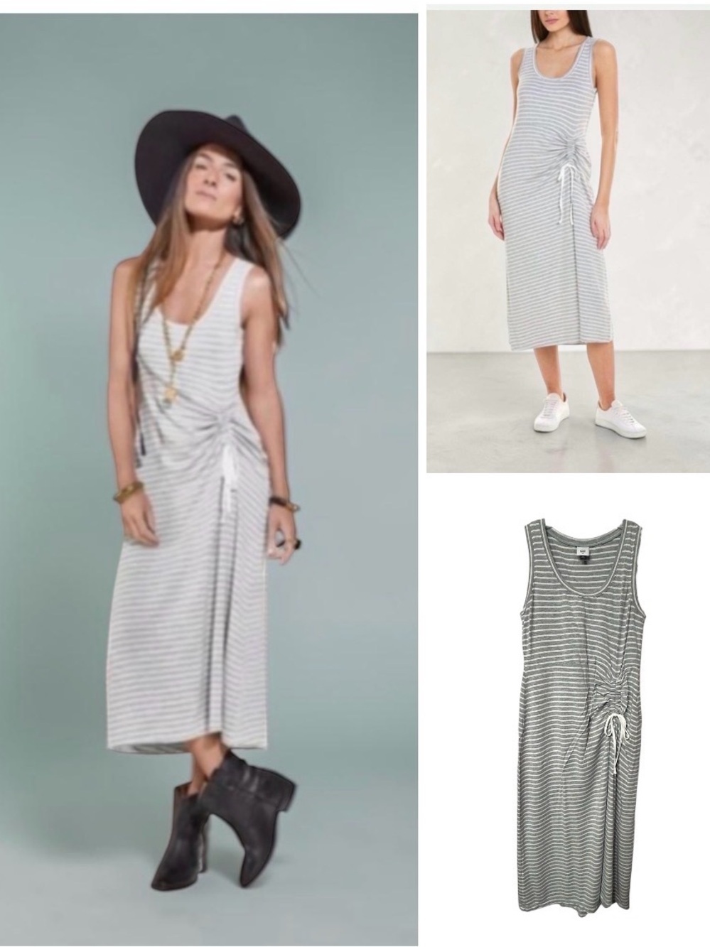 CAbi stripe easy tank dress